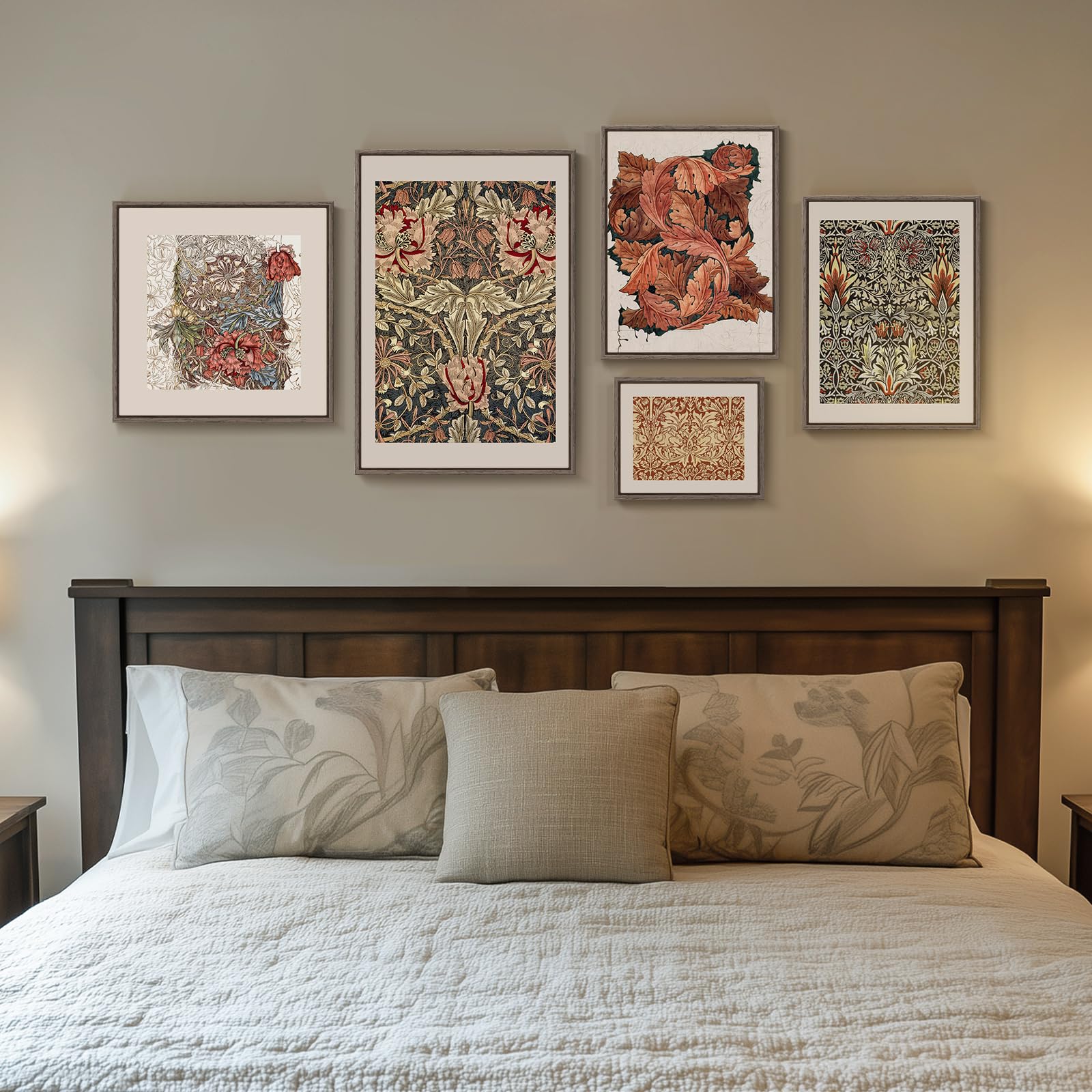 Amazon.com: Framed William Morris Gallery Wall Art Set of 5