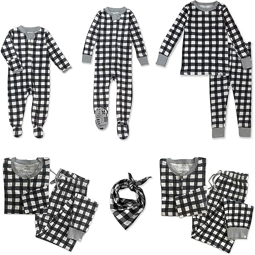 HonestBaby Organic Cotton Holiday Family Jammies Pajamas