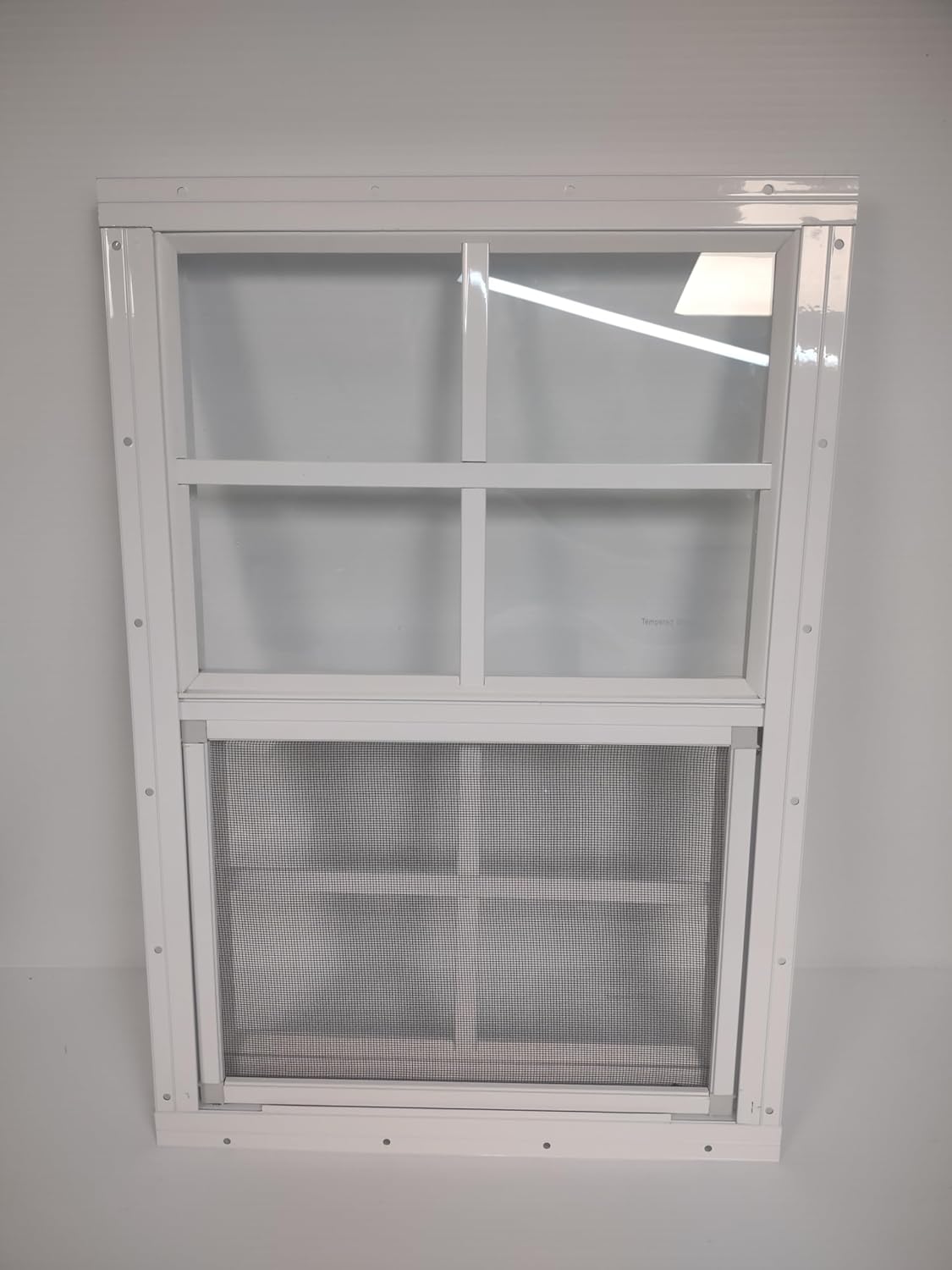 White 14x27 Flush Mount Window, Great for Playhouses, Barns, and Sheds!