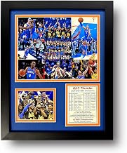 Oklahoma City Thunder (OKC) 2024-2025 NBA Finals Champions | Collectible Basketball Memorabilia | Framed Picture & Photo Collage Gift, Man Cave Wall Art, Home Decor (Mosaic, 12"x15")