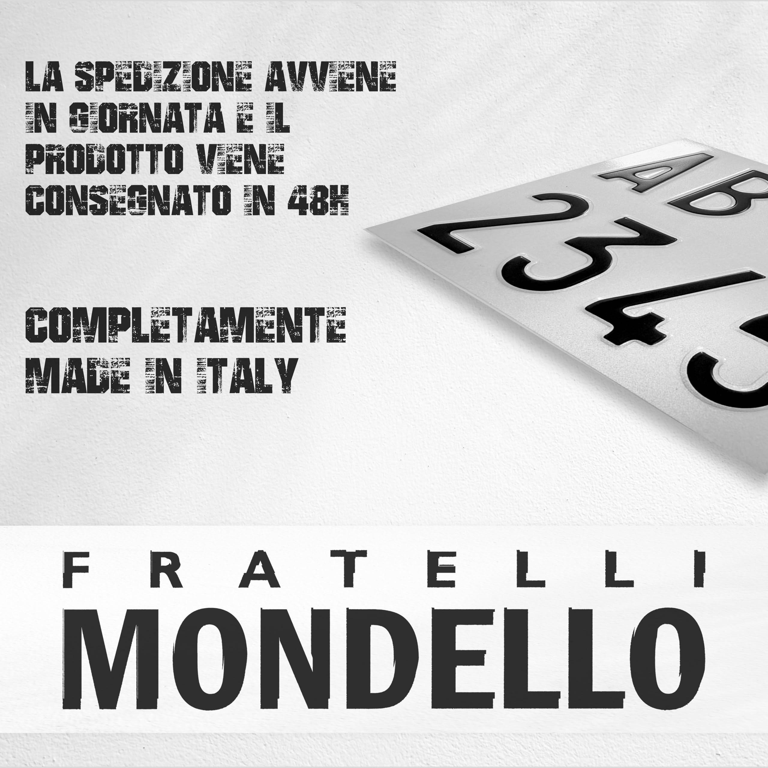 Fratelli Mondello La Vera Replica Targa Storica per Moto dal 1994 al 97 in Alluminio a Rilievo Battuta, Punzonata