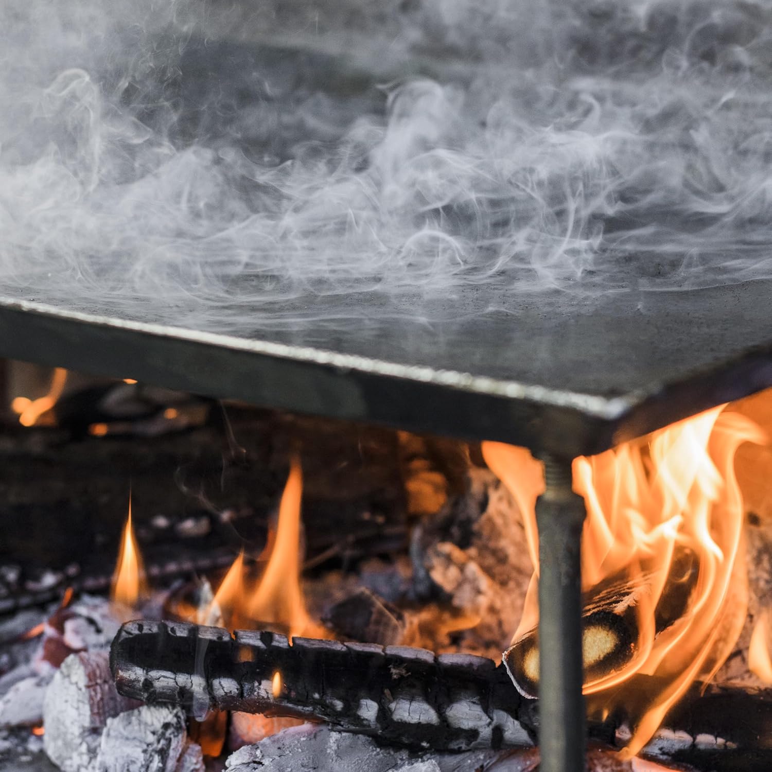 Argentine iron plancha griddle for asados