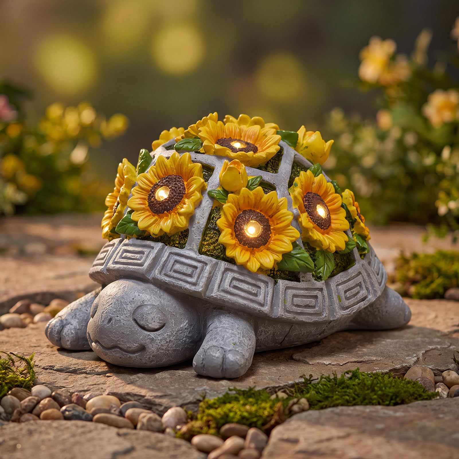 Turtle-yellow Sunflowers