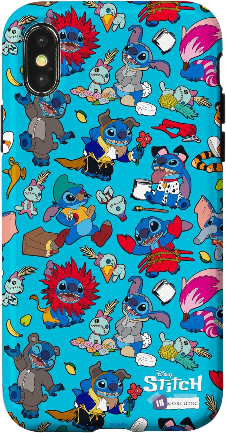 iPhone 16 Disney 100 Stitch in Costume Disney Characters and Scrump Case