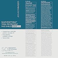 Vista 20 de Colorescience Protector facial de protección total Flex SPF 50, 1.8 fl. oz.