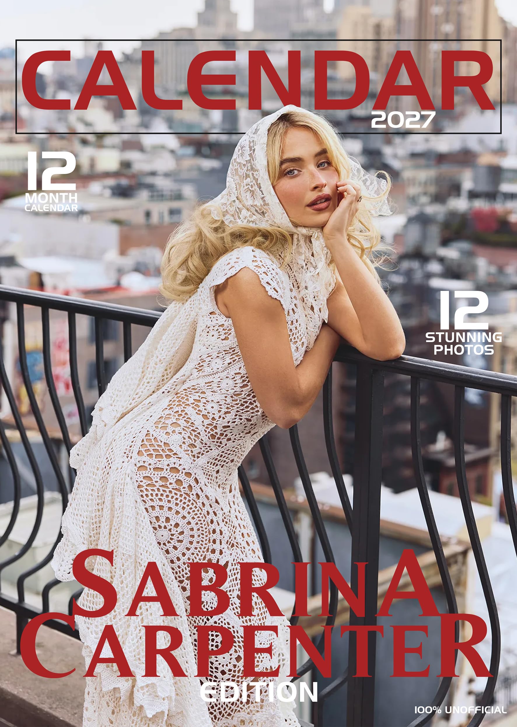 Sabrina Carpenter - A3 Calendar 2027