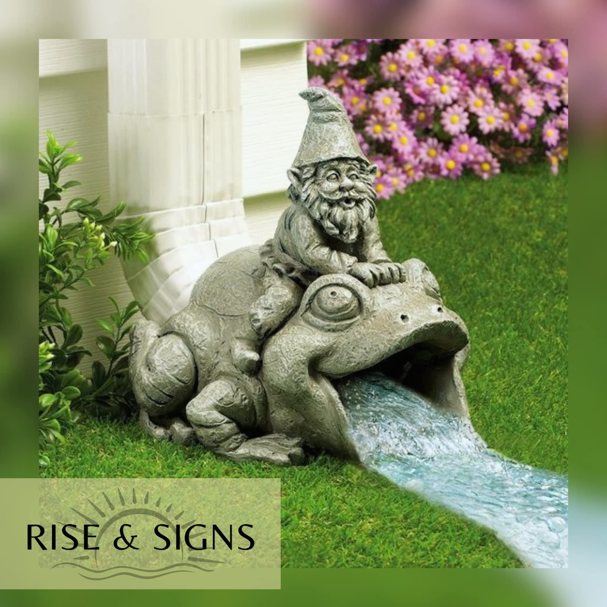 Buy Funny Garden Gnomes Outdoor Funny Gutter Downspout Extensions