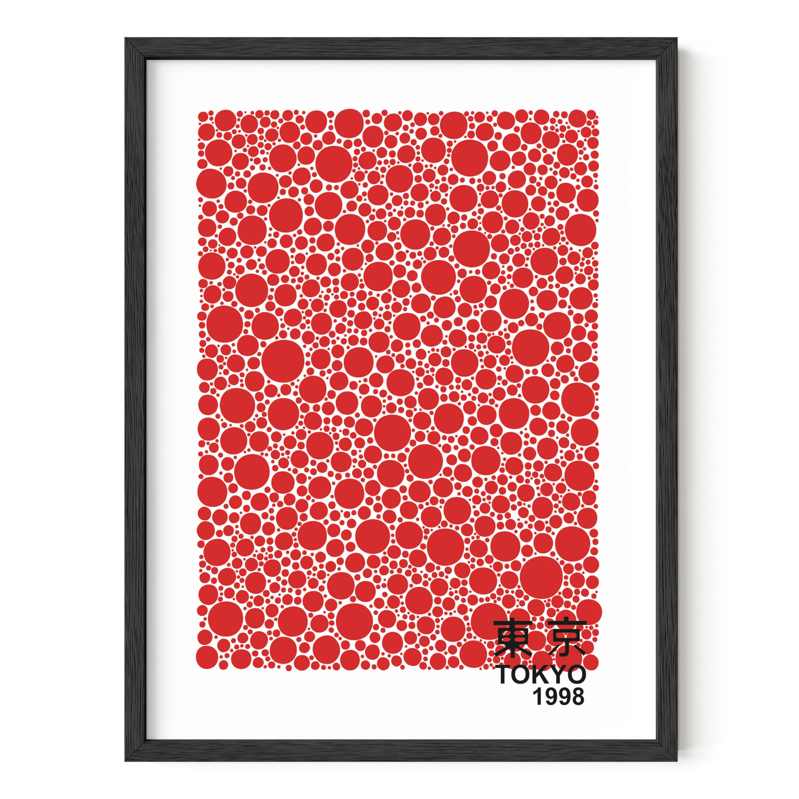 限定マット額装品/草間彌生/4点セット/インテリア/アート/特別品/ポスター 限定マット額装品/草間彌生/4点セット/インテリア/アート/特別品