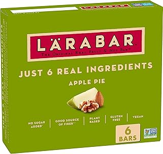 Larabar Apple Pie, Gluten Free Vegan Fruit & Nut Bars, 1.6 oz bars, 6 ct
