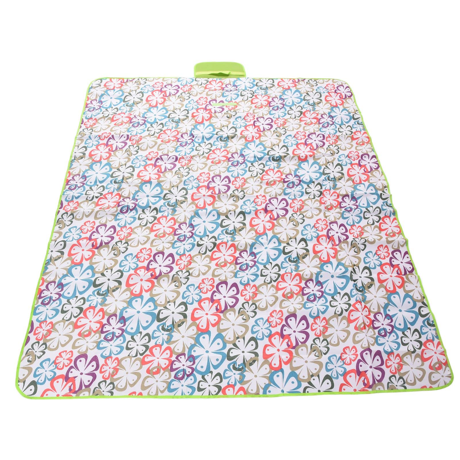 JAOCDOEN 145/200 Picnic Blanket Outdoor Blanket with Large Size Waterproof Sandproof Portable for Camping and Traveling (Floral Print Pattern)