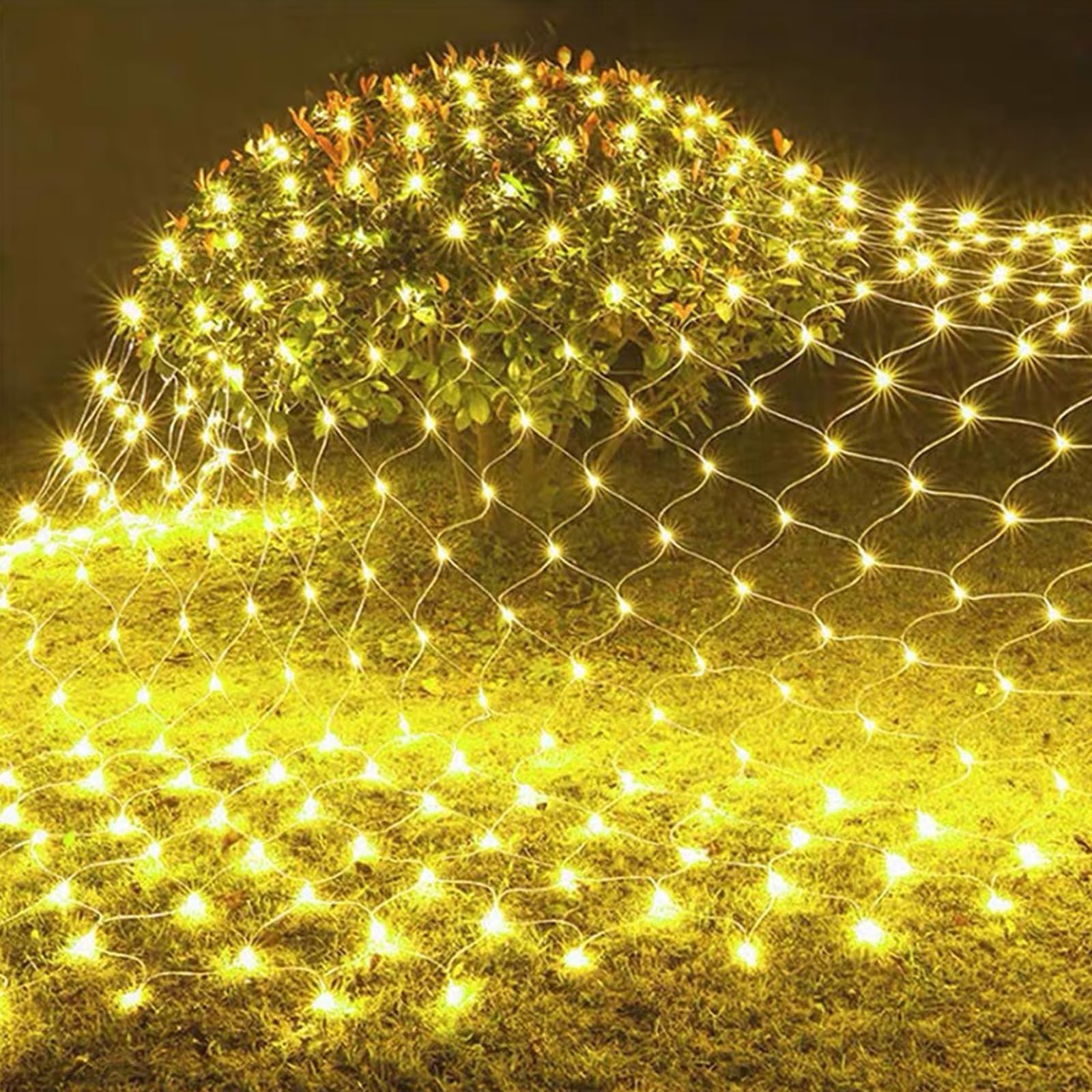 Cadena de luces LED para Navidad, 8 modos, Malva 6x4m 880LED para Jardín Boda Arboles de Navidad
