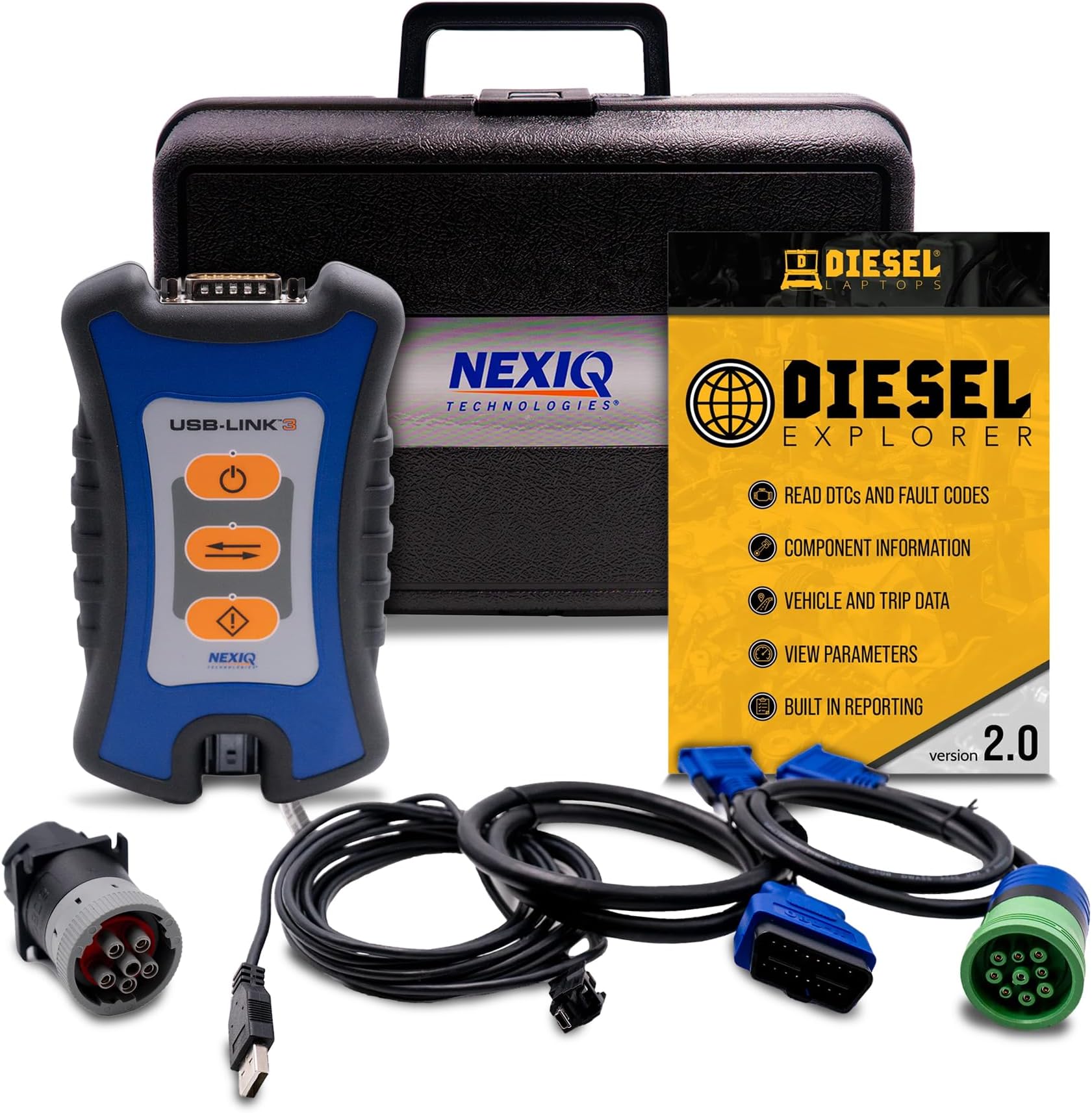 Nexiq USB Link 3 Wired Edition with Repair Information & Diagnostic Software