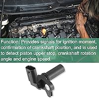 Vista 4 de X AUTOHAUX Sensor de posición del cigüeñal del motor de coche BL31-12K073-AB para Ford Transit-350 HD Base Metal Plástico