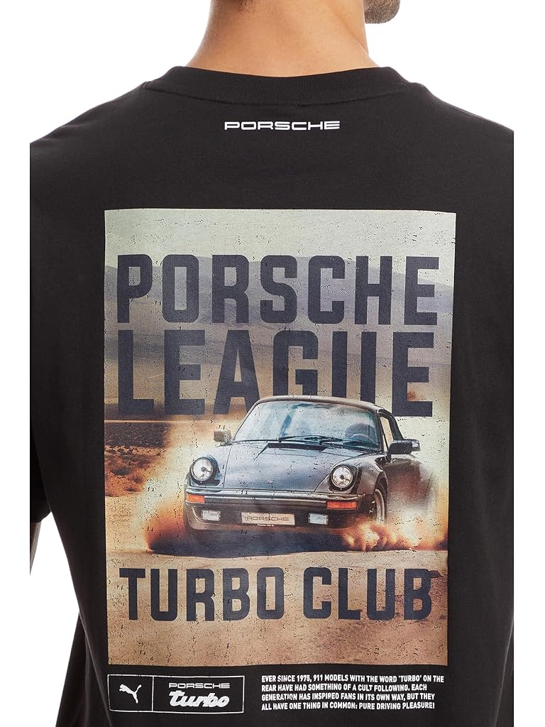 Black PUMA Porsche Legacy Graphic T-Shirt