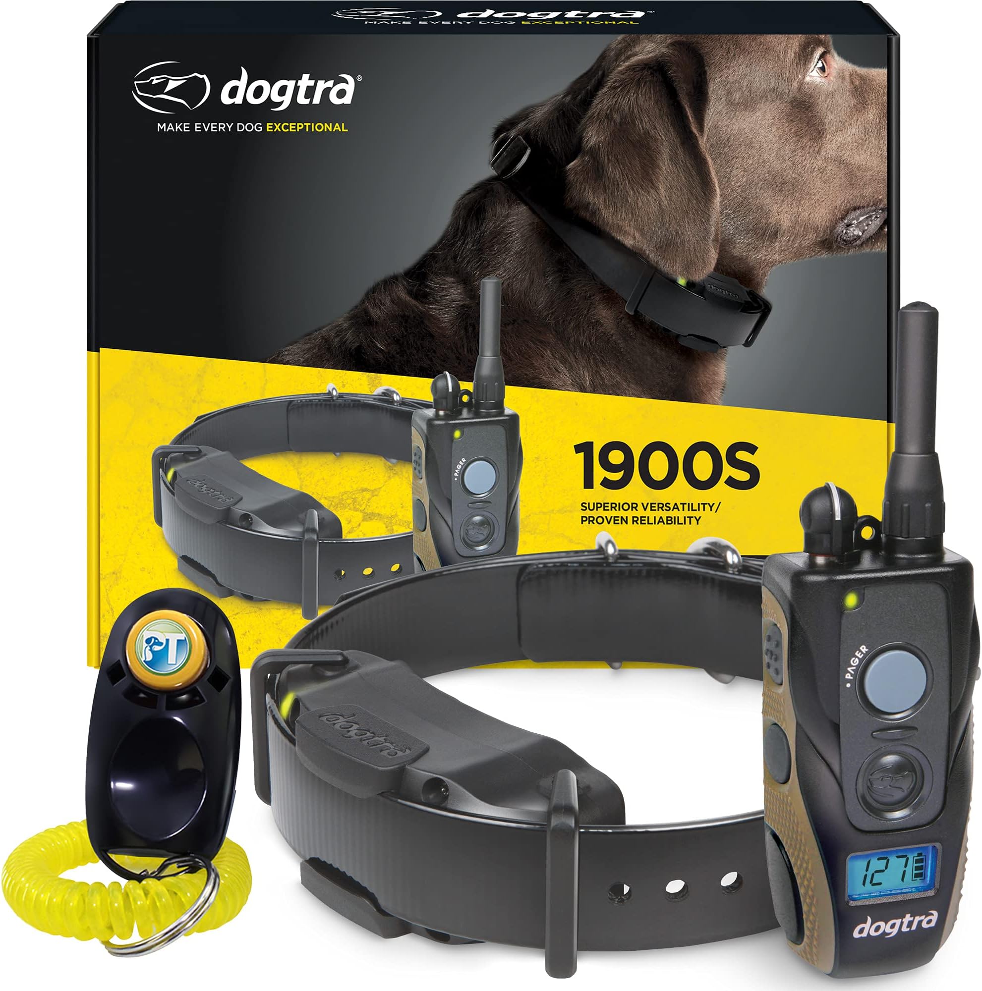 Dogtra 1900S 3/4 Mile Range Rechargeable ECollar with