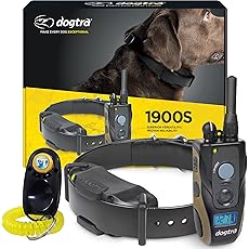 Dogtra 1900S Rechargeable Dog Training Collar - 3/4 Mile Range - Waterproof - Adjustable Levels for Dogs