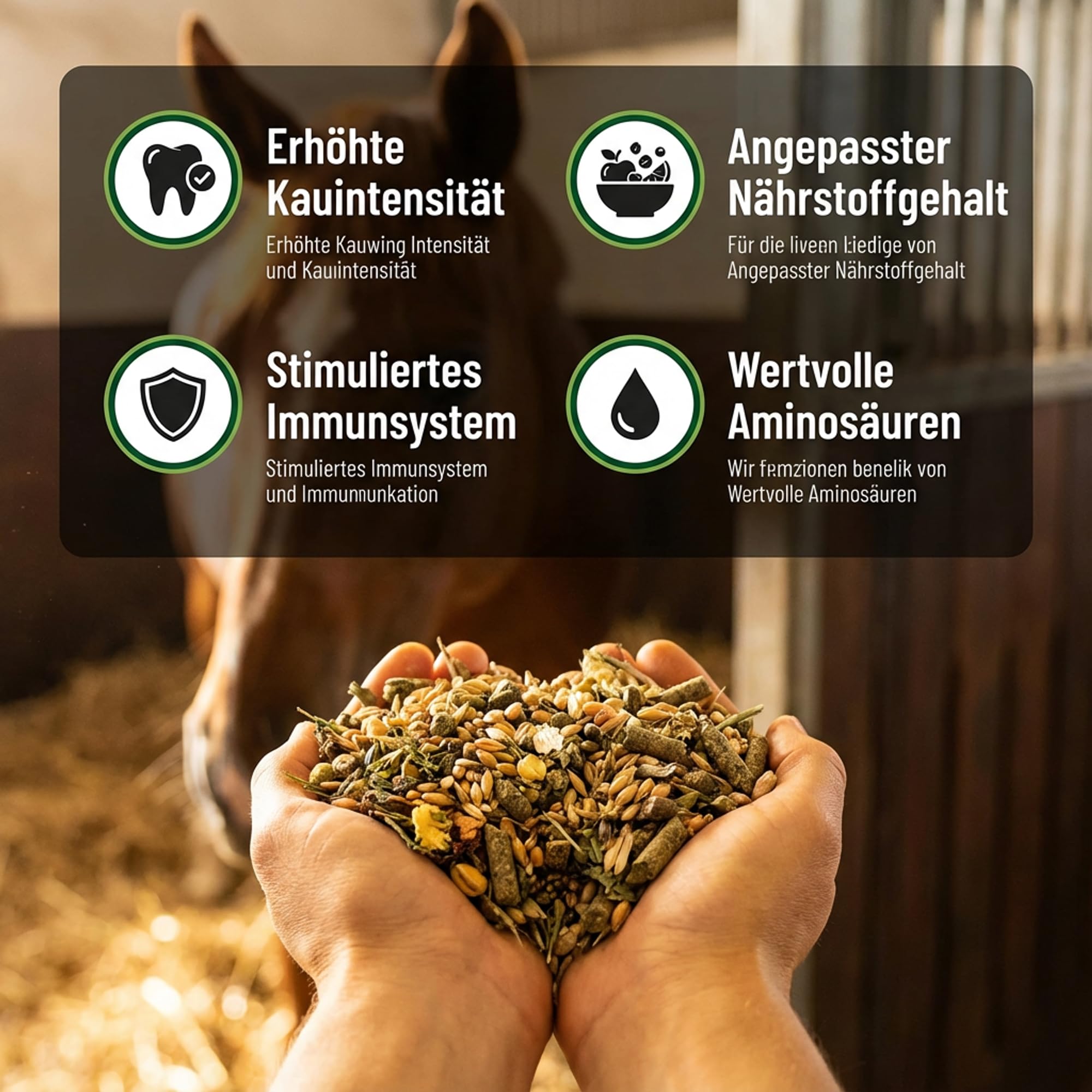 St. Hippolyt Struktur Energetikum 20 kg – Kräuterreiches Futterkonzentrat für natürliche Vitalität + 2 x 1 kg Belohnungs-Lobs