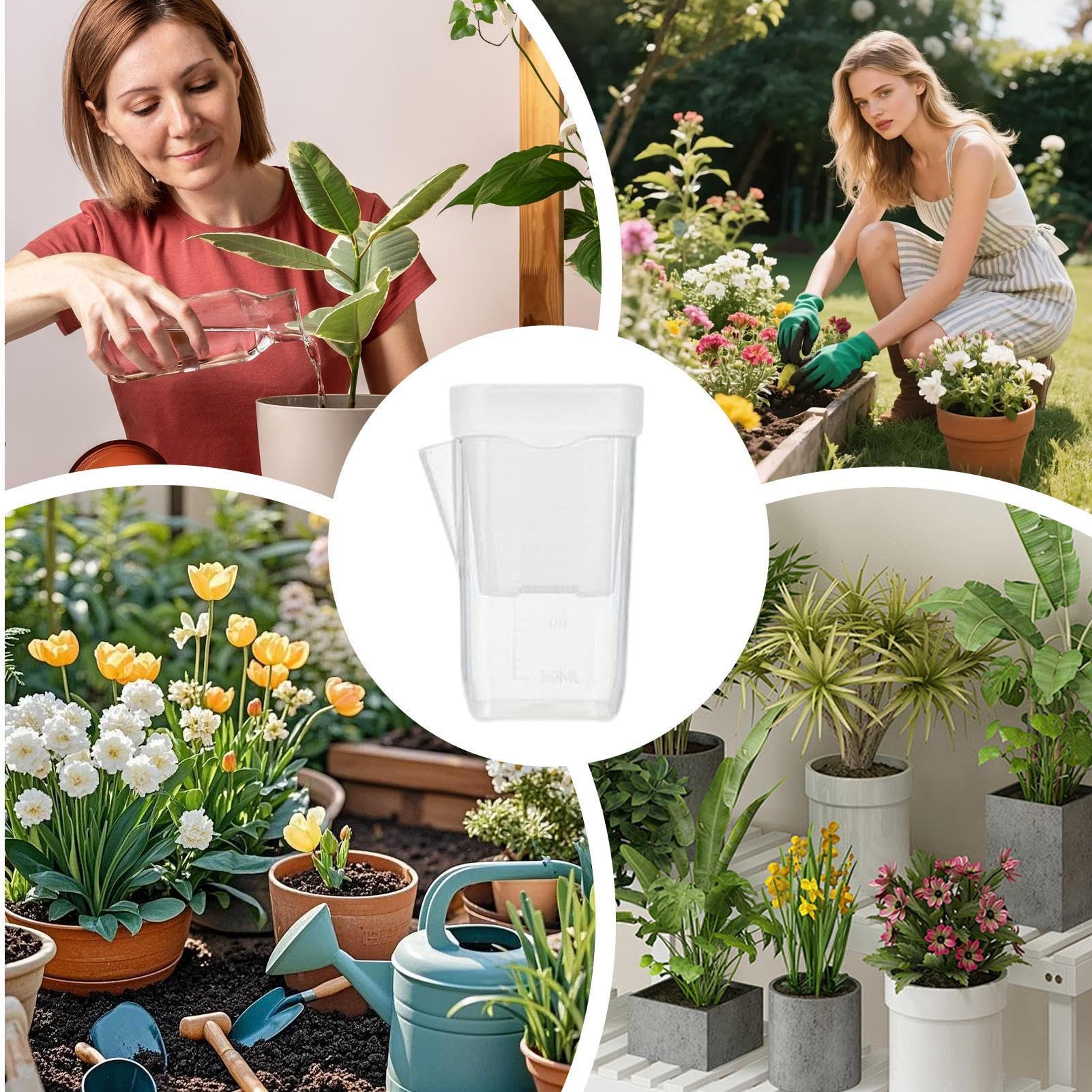 Lot de 12 pots à arrosage automatique – Cache-pot transparent, environ 5 cm, pour , avec dôme d'humidité, ventilation réglable, réservoir d'eau intégré de 150 ml | Pour boutures, balcons,