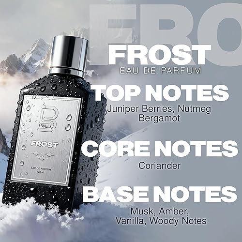 Miniatura 3 de L3 Colonia Eau de Parfum de Nivel 3 para hombre, EDP de larga duración, 3.38 fl oz (escarcha)