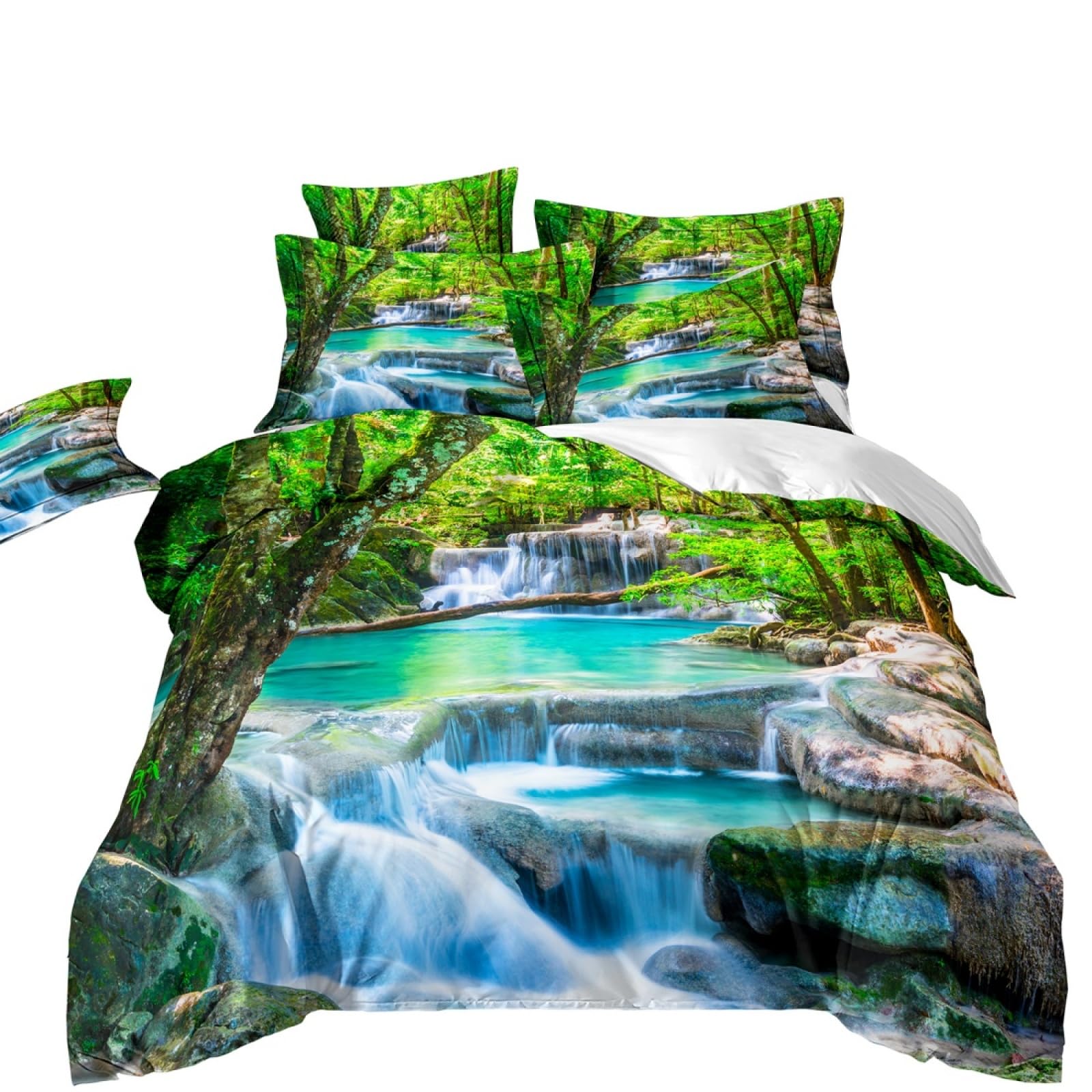 Single Duvet Cover Set Green Lake Blue Single Bed Duvet Cover Set