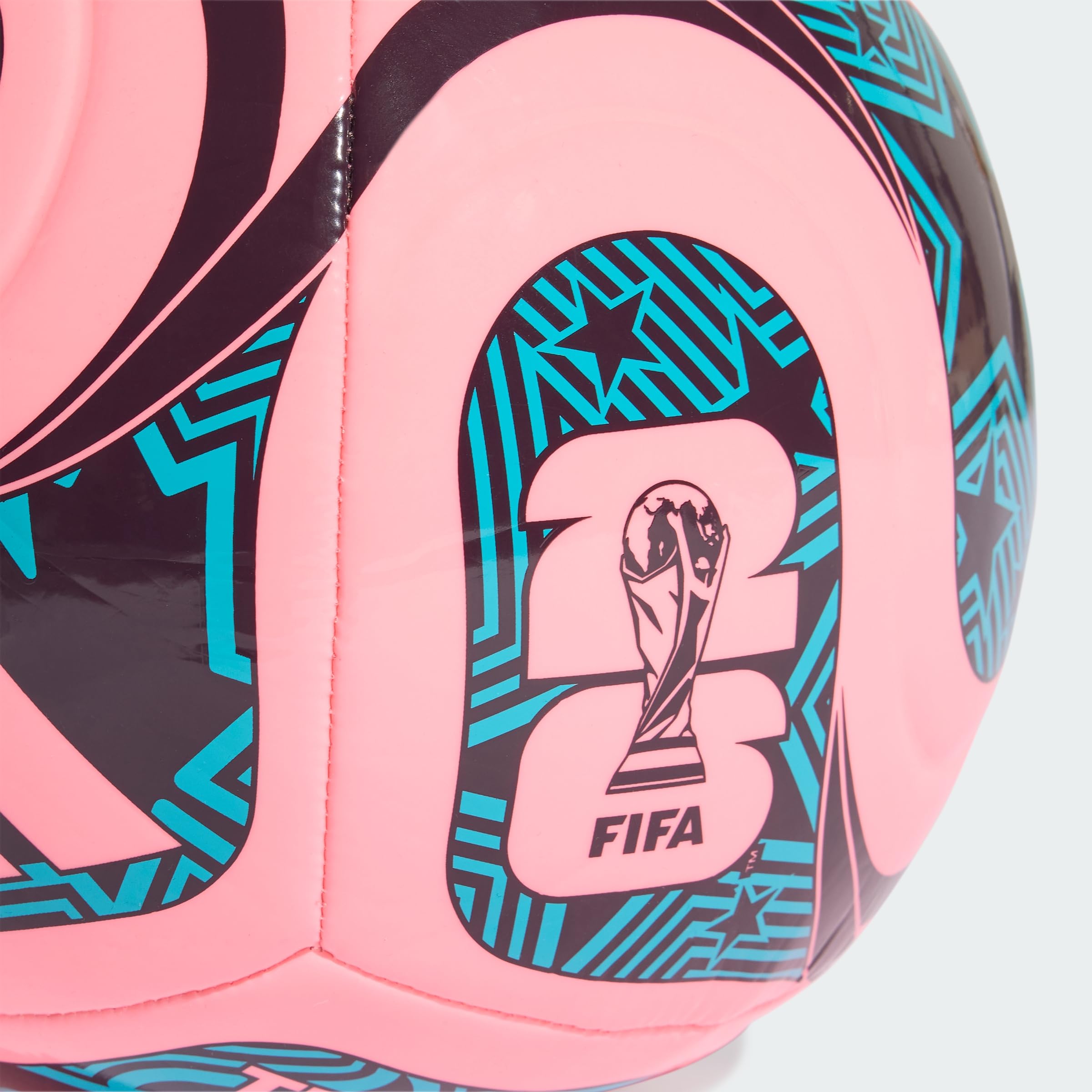 adidas Unisex FIFA World Cup 26 Club Trionda Ball, Beam Pink/Noble Red/Blue, 5 - 3