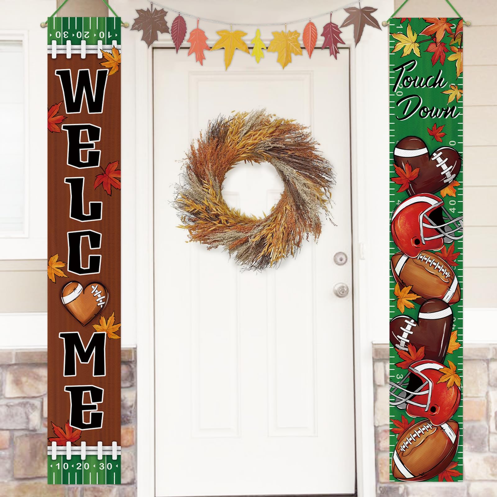 Deroro Herbst Football Banner – 182,9 X 30,5 Cm, Für Veranda & Haustür | Farmhouse Dekoration