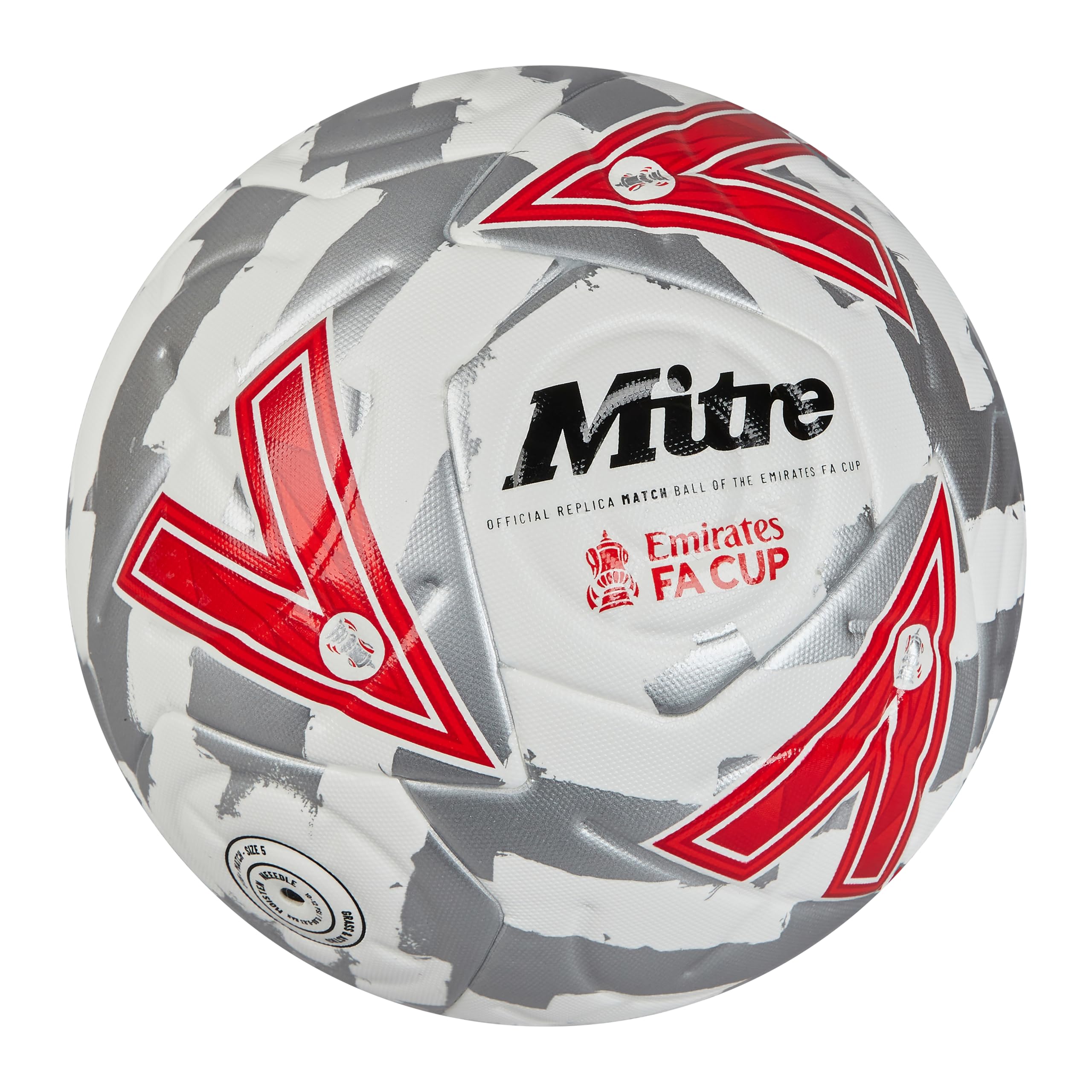 Mitre Match FA Cup Football Balón de fútbol, Unisex Adulto