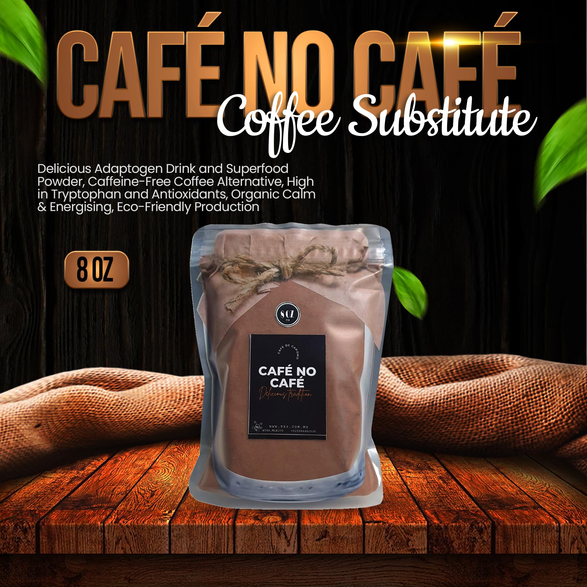 Amazon.com : Café No Café Decaf Coffee - Aromatic Adaptogen Drink