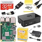 CanaKit Raspberry Pi 3 B+ (B Plus) Starter Kit (32 GB EVO+ Edition, Premium Black Case)