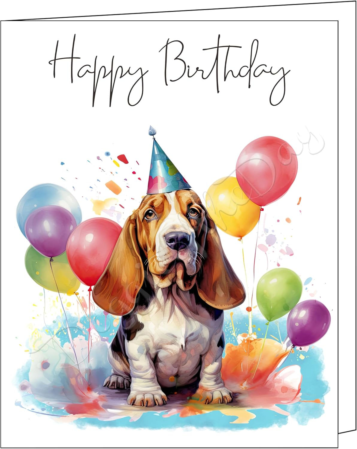 Doggie of the Day Happy Birthday Greeting Cards Bichon Frise - Cute Note Cards for Dog Lovers - Blank Inside Envelope Included, GCHB00045 50 Note Cards