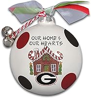 Vista 1 de Magnolia Lane 20172 Universidad de Georgia Bulldogs House Ornamento