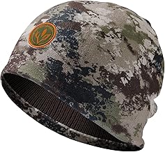 BASSDASH Reversible Windproof Fleece Winter Beanie Hats Thick Warm for Men Women Stretchy Fit Unisex Cuffed Knit Hat