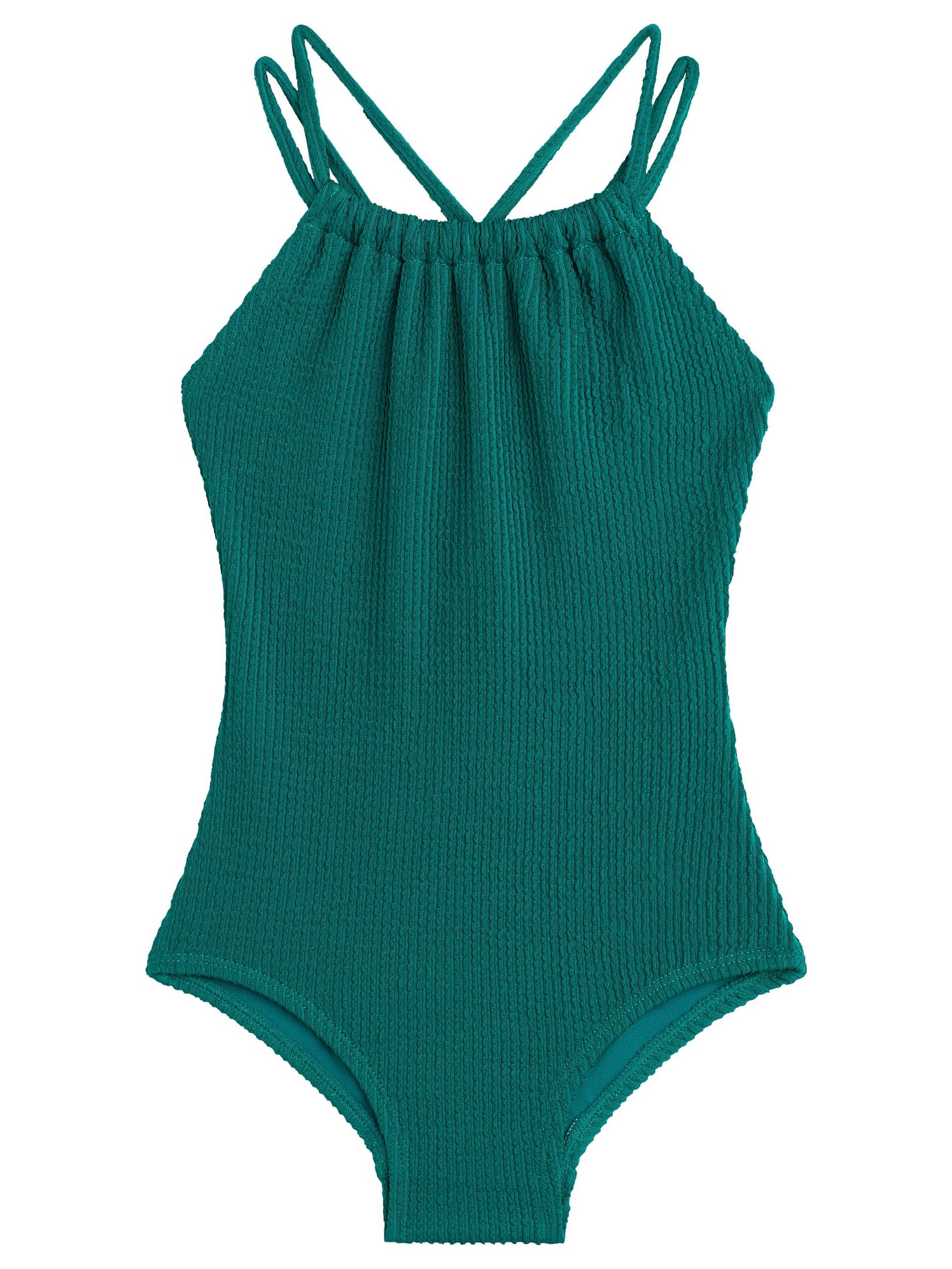 Kanu Surf Girls Jasmine Beach Sport Halter One Piece Swimsuit