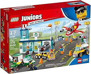 Juniors City Central Airport 10764 Building Kit (376 Pieces)