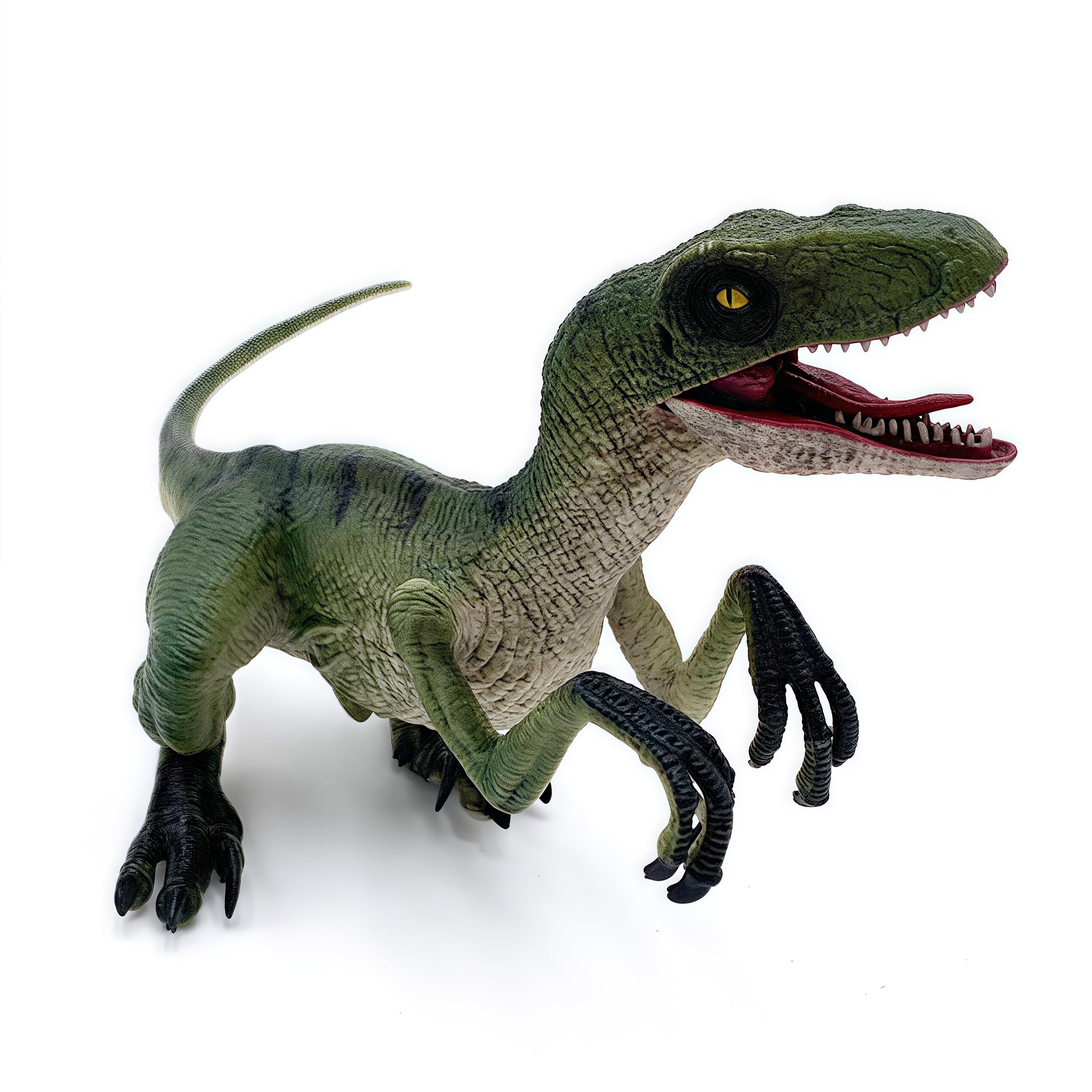 Gemini&Genius Velociraptor Dinosaur Toy for Kids, Realistic Velociraptor Dino, Detail Raptor Action Figure, Gift and Dinos World Collection Toy for