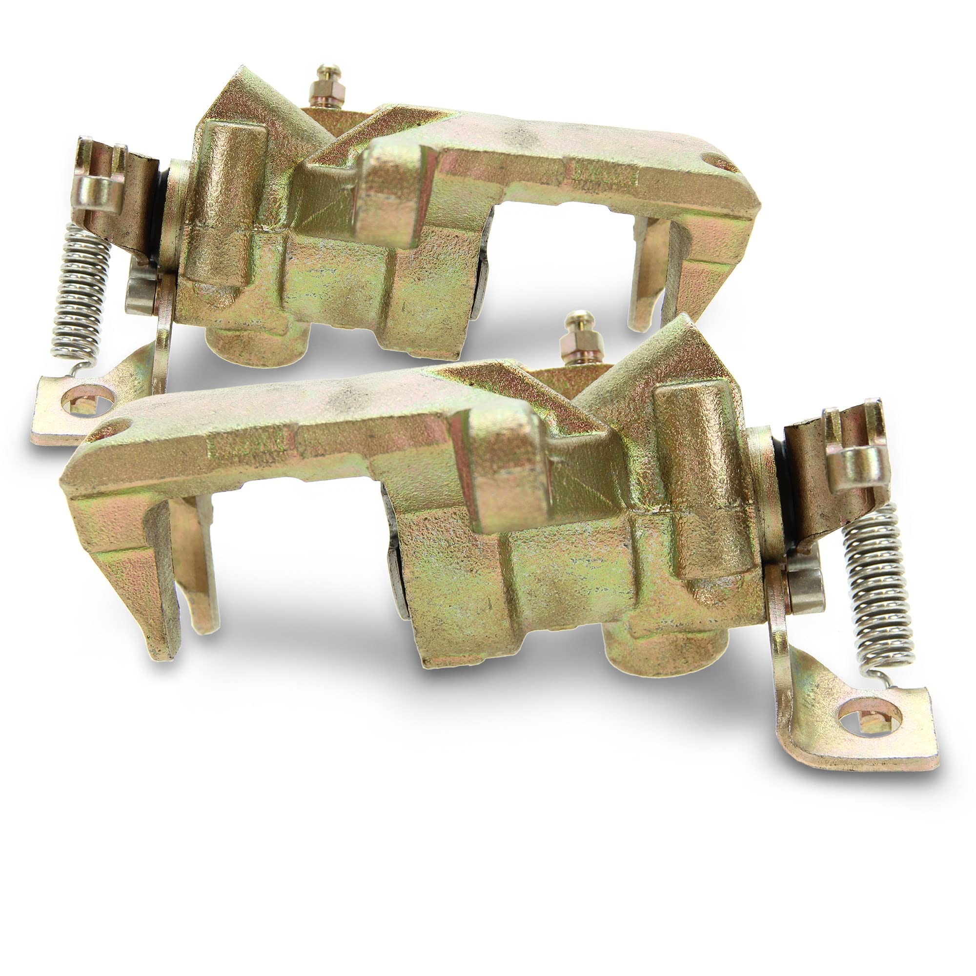 BESTPRICE 2x Pinza de freno trasero izquierda y derecha con pinza de freno de estacionamiento integrada, compatible con FORD MONDEO Mk3 (B5Y), MONDEO Mk3 notchback (B4Y)