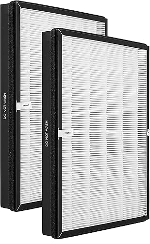 TTAP003 Filtro de repuesto, compatible con purificador de aire TaoTronics TT-AP003 y purificador de aire 5 en 1 VIVOSUN, filtro HEPA H13 de alta