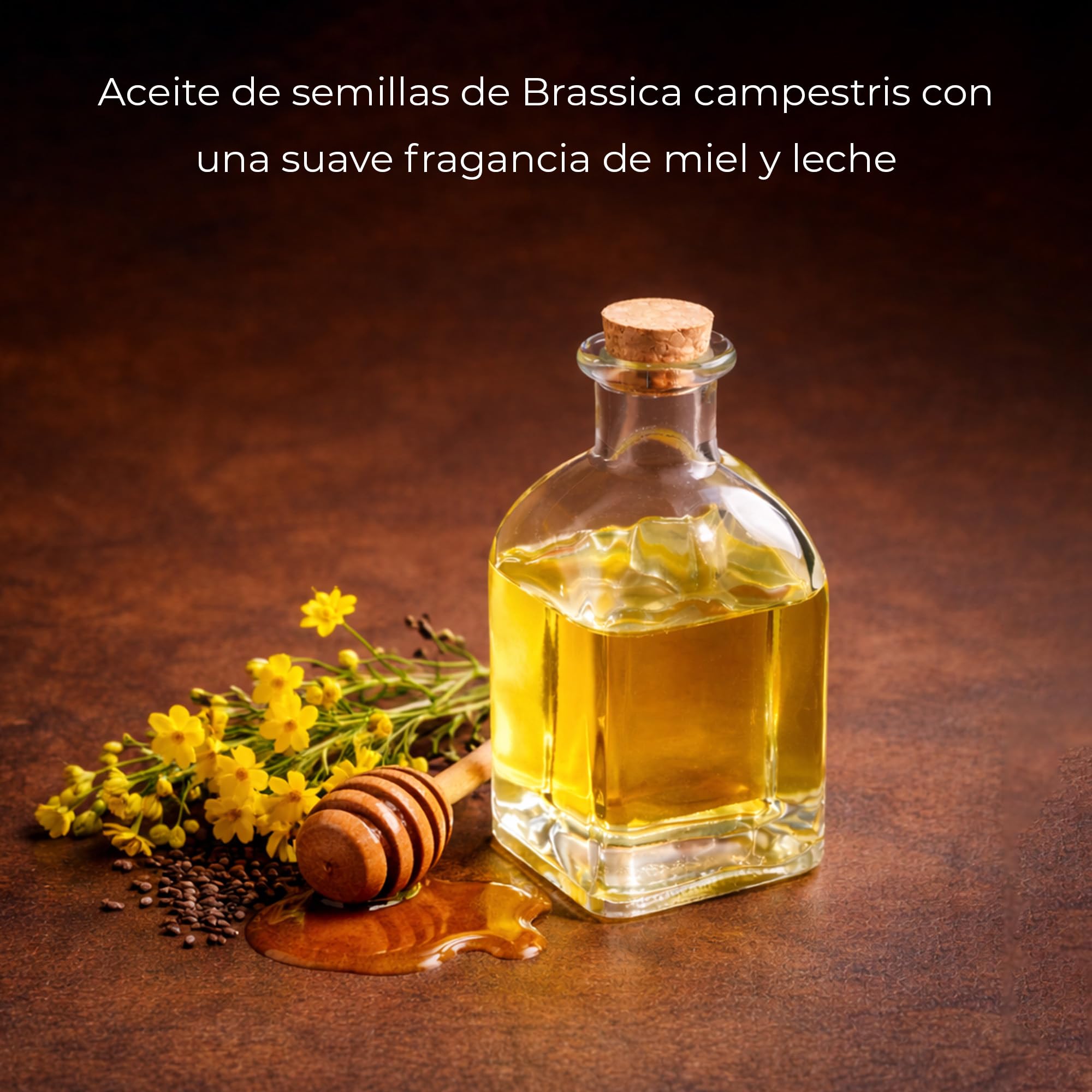 KIIROO Aceite Corporal Nutritivo 1L con Aceite de Brassica y Vitamina E – Sensual Massage Oil de Textura Ligera y Absorción Rápida – Body Oil para Cuidado de la Piel y Masaje Diario