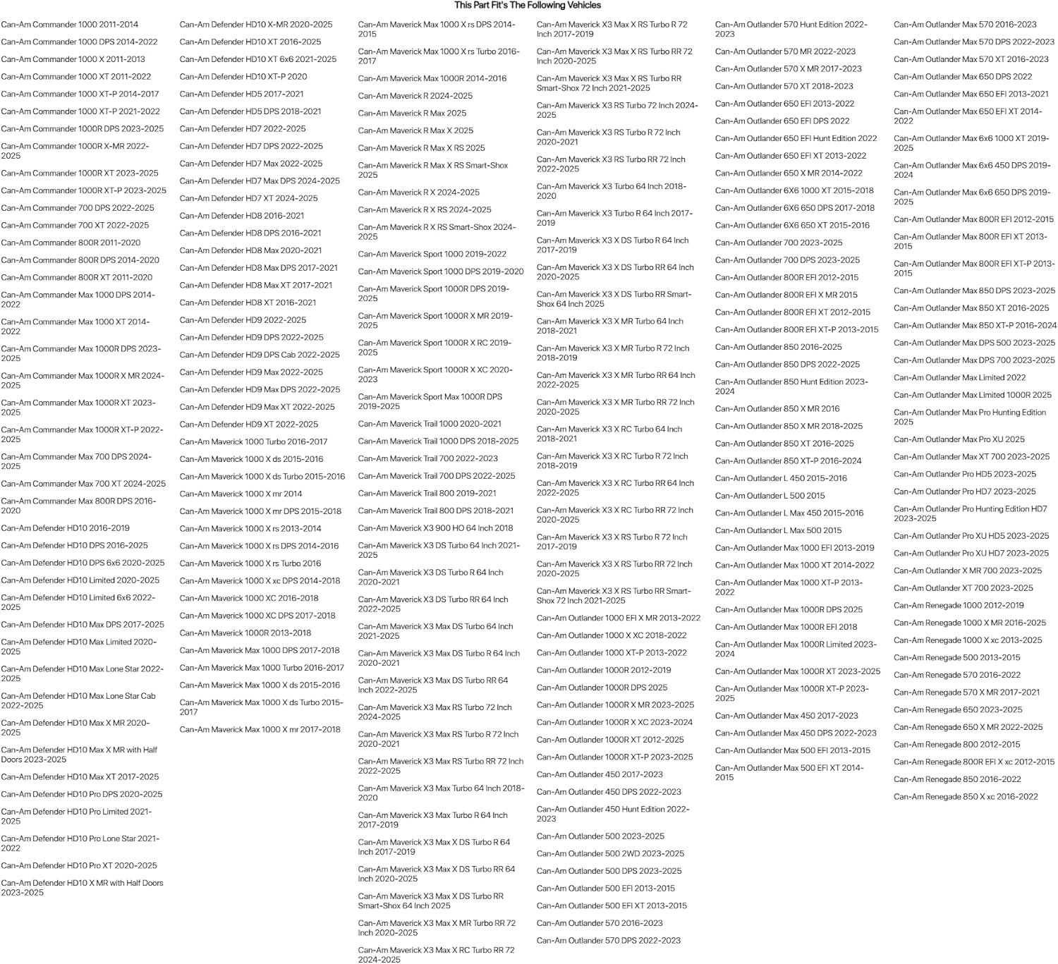 Tusk Upper Ball Joint Kit Compatible with Can-Am Commander 1000 XT 2011-2022, Renegade 1000 X XC 2013-2025, X3 X DS Turbo R 64 Inch 2017-2019
