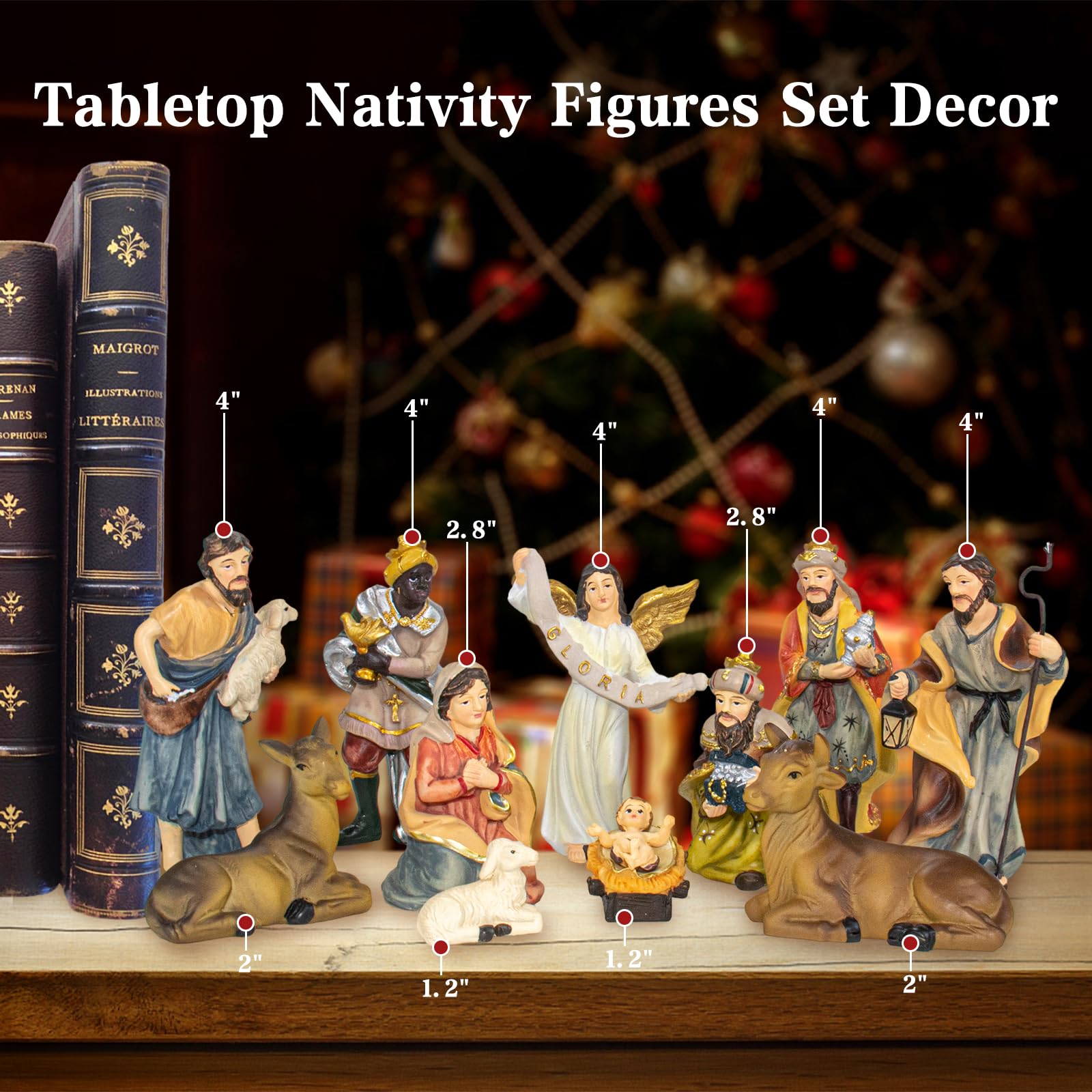 Amazon.co.jp: Nacimiento De Jesus Para Navidad Pequeños Para El