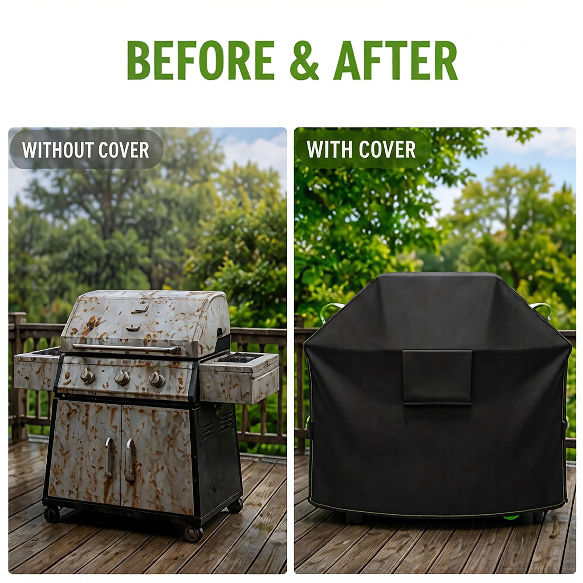 Copertura Barbecue per Grillfürst Edelstahl Gasgrill 4 Burner 2020-2026 | Telo Protettivo Esterno Giardino e Terrazza con Conservazione