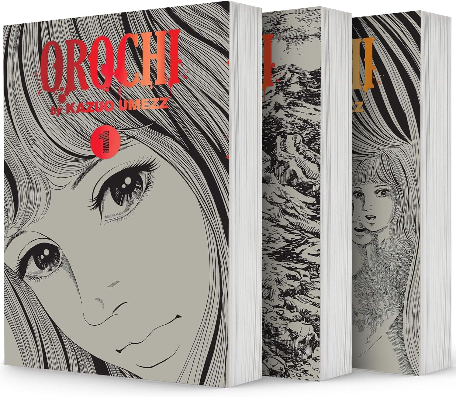 Orochi: The Perfect Edition Manga Set Vol.1-3 by Kazuo Umezz