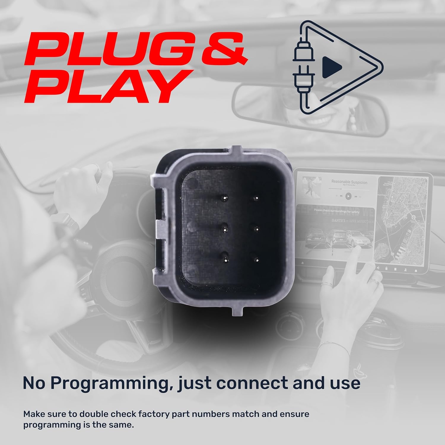 Master Tailgaters Replacement for Nissan Versa Note w/o Nav (2014-2018) Backup Camera OE Part # 28442-3VA2B, 28442-3VA1A, 28442-3VA1B