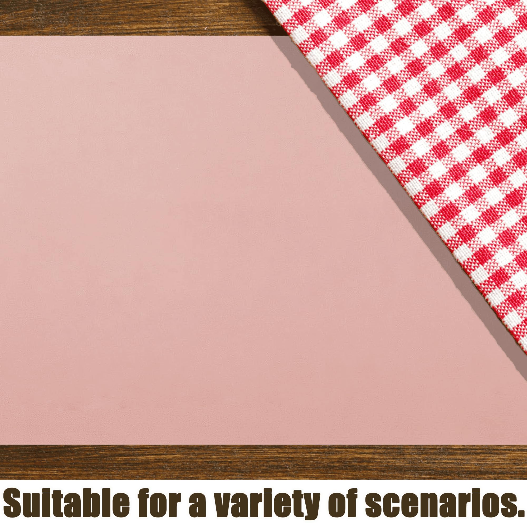 Sottomano Scrivania 50 x 105 cm Antiscivolo Blocco da Scrivania Impermeabile Facile da Pulire per Laptop, Copri, Rosa