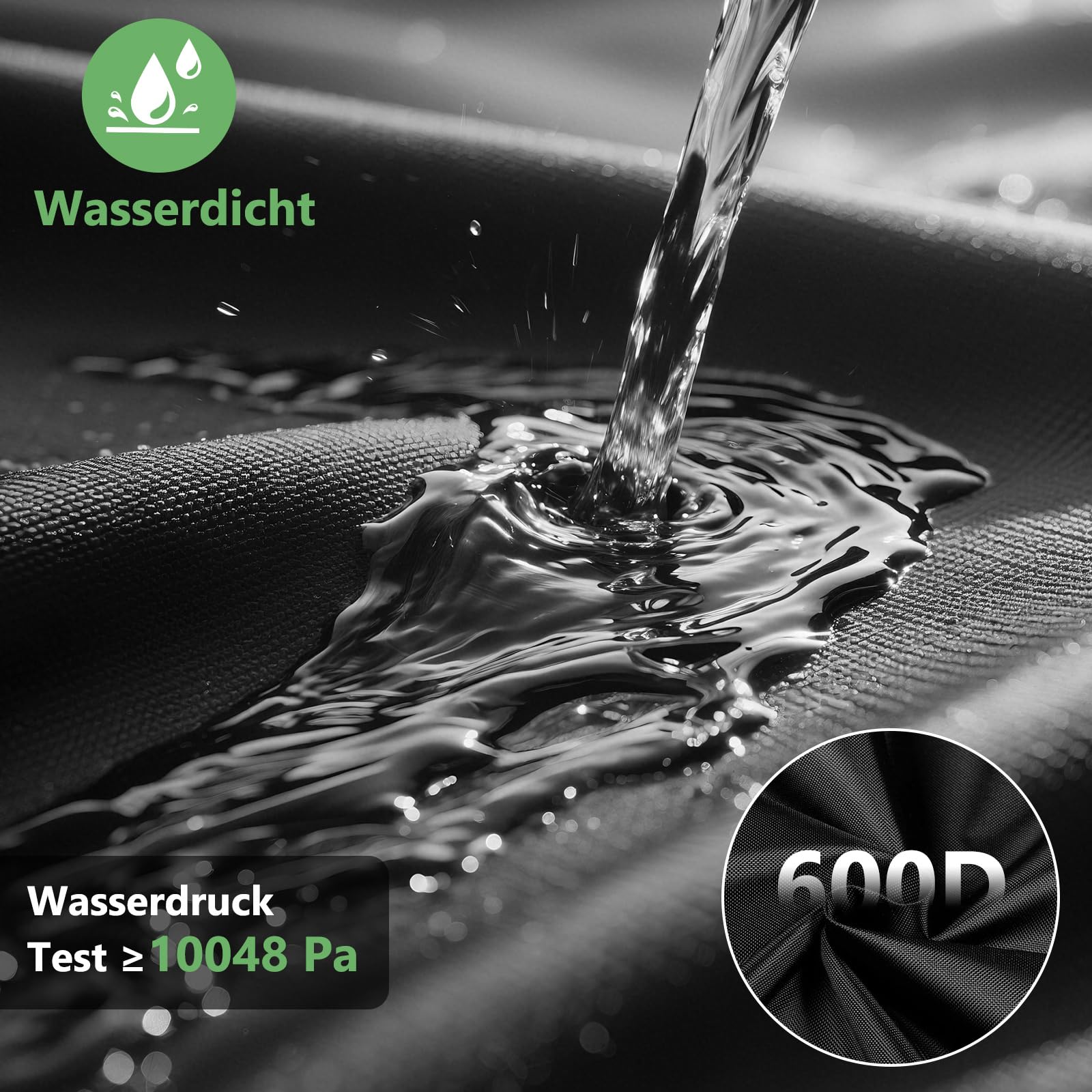 Fahrradabdeckung Heckträger für 2 Fahrräder-Heavy Duty & Wasserdichtes Fahrrad und E-Bike Transportschutz