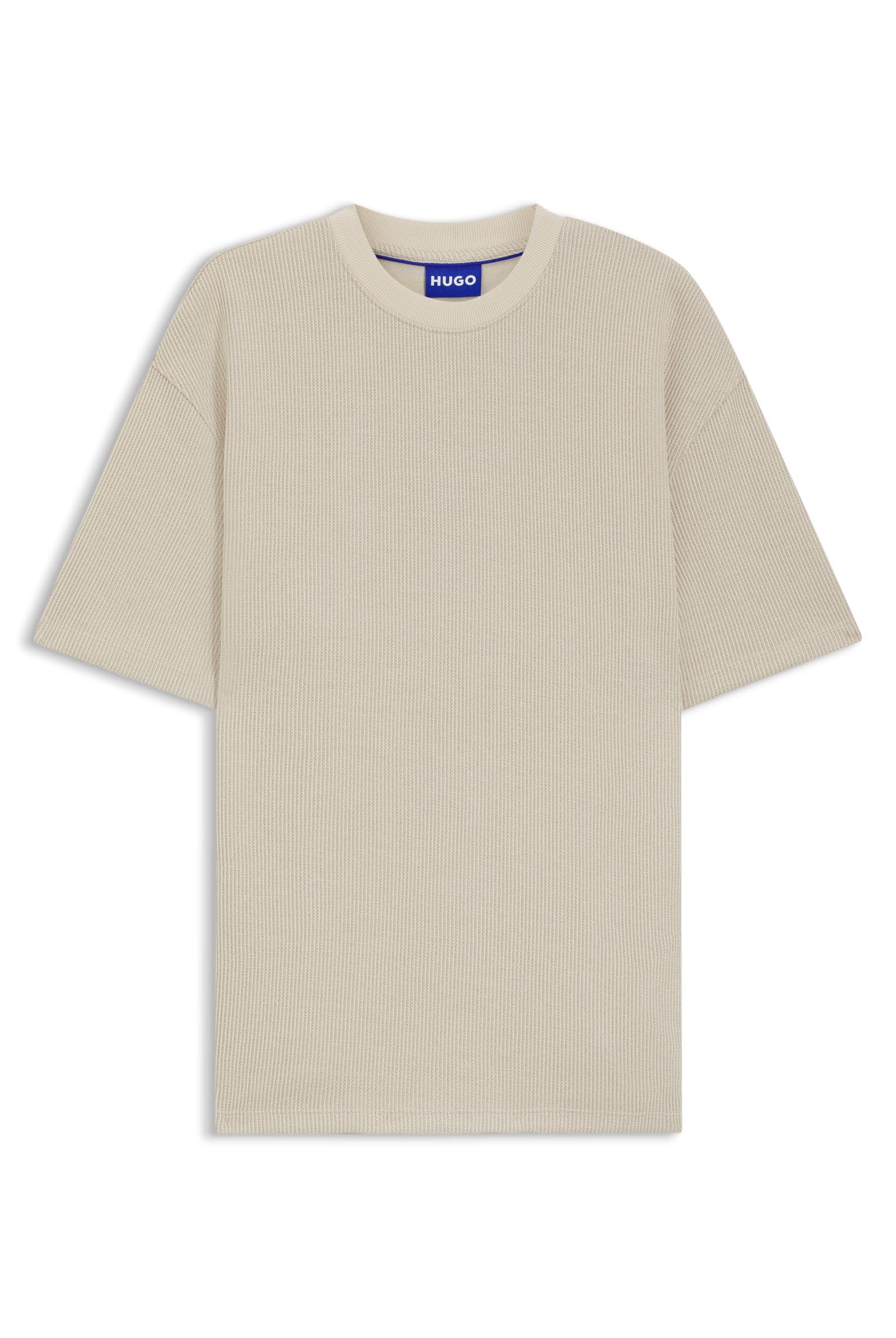 Hugo Blue Nuwaffle T-Shirt - White