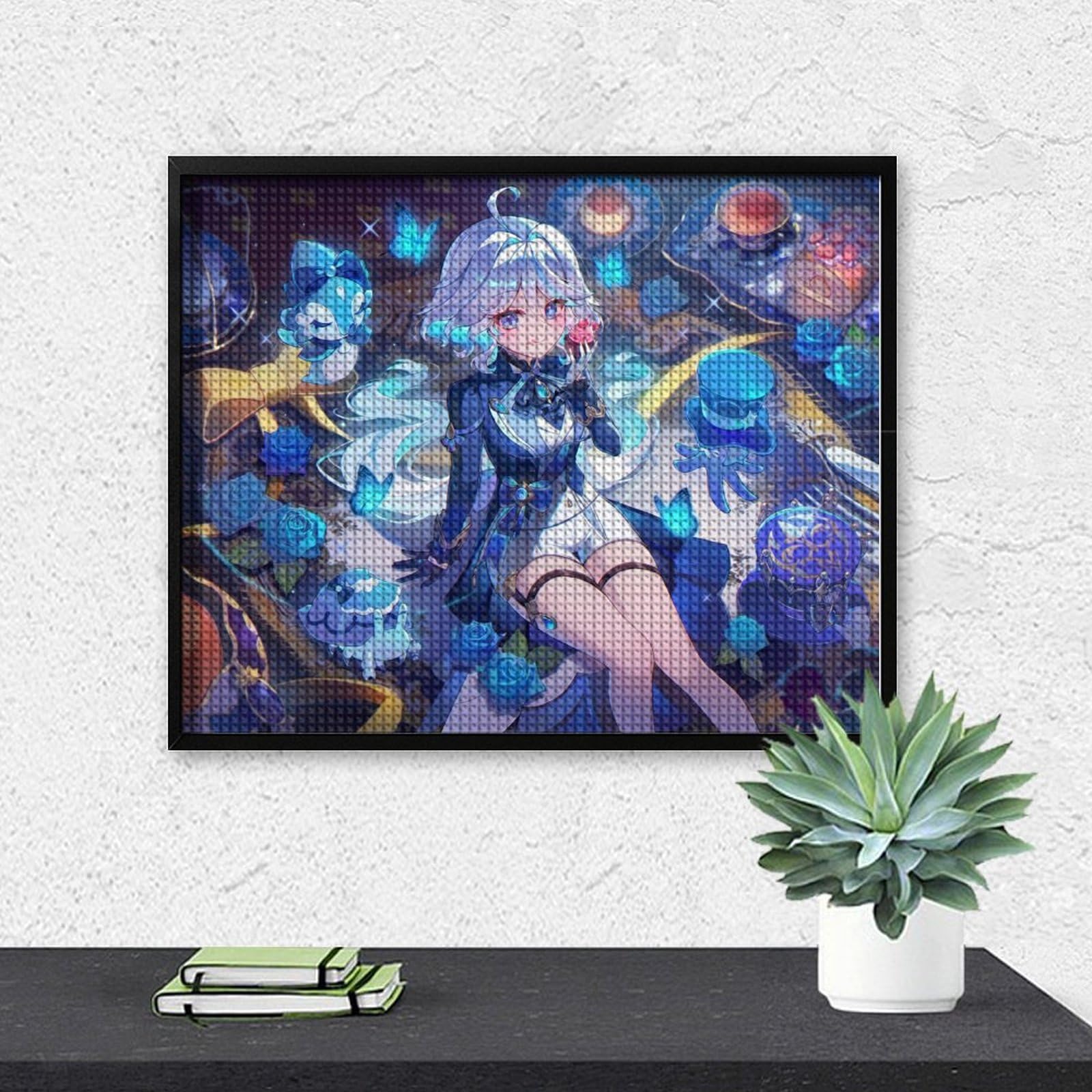 Amazon.co.jp: 原神 フリーナ ダイヤモンドアート 四角いビーズ