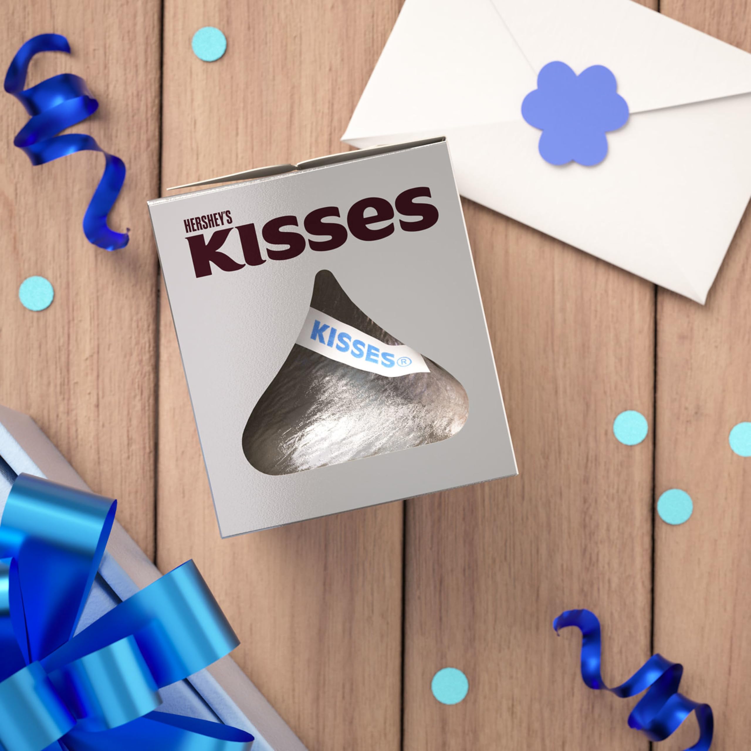 Amazon.com : HERSHEY'S KISSES Solid Milk Chocolate Candy Gift
