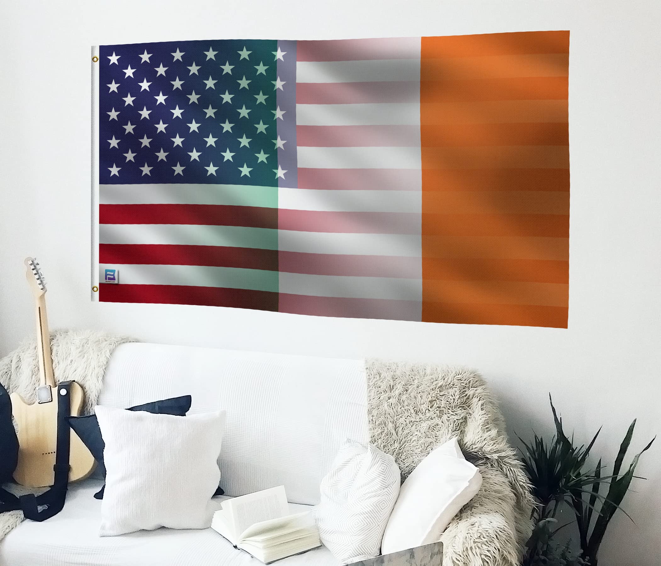 Kolumbianisch-Amerikanische Hybrid-Flagge – 90x150 Cm, 100% Polyester, Wetterfest Mit Messingösen, Für Drinnen & Draußen