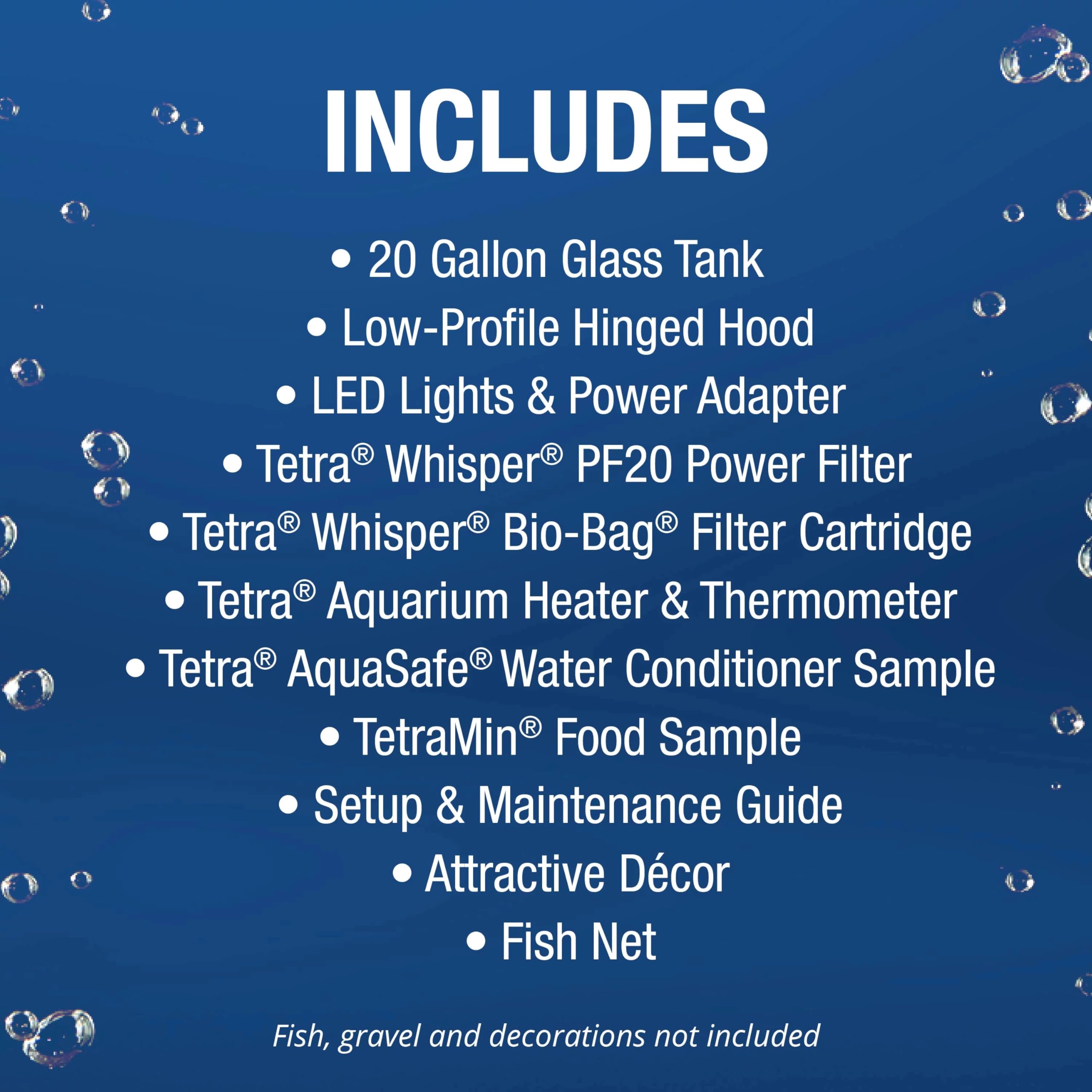 Tetra Acuario Kit, 20-Gallon